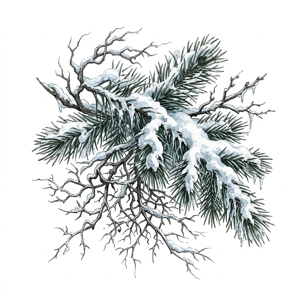 Harsh Winter seasonal event illustration